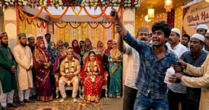 প্রেমিকার বিয়ের আসরে বিষপান করে আত্মহত্যার চেষ্টা যুবকের