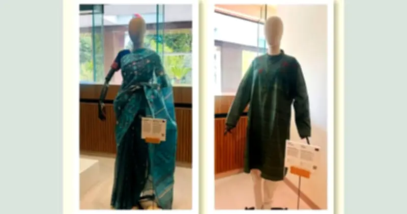 এফএও জাদুঘরে বাংলাদেশের জামদানি শাড়ি প্রদর্শন