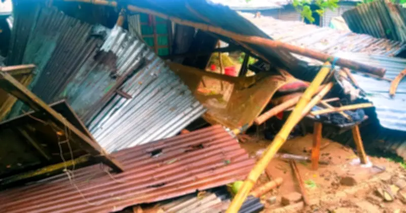 শেরপুরে ঝড়ে গাছচাপায় এক বৃদ্ধার মৃত্যু, ব্যাপক ক্ষয়ক্ষতি
