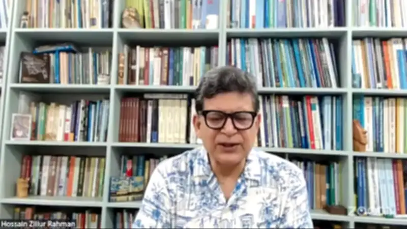 নতুন সরকার তিন ধরনের বোঝা নিয়ে যাত্রা শুরু করেছে: হোসেন জিল্লুর রহমান