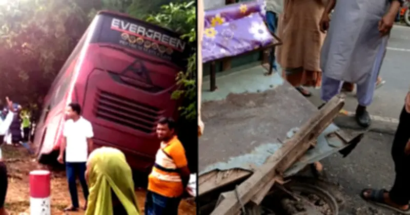 বগুড়ায় বাসচাপায় মা-মেয়ে নিহত, চালক-হেলপার পলাতক