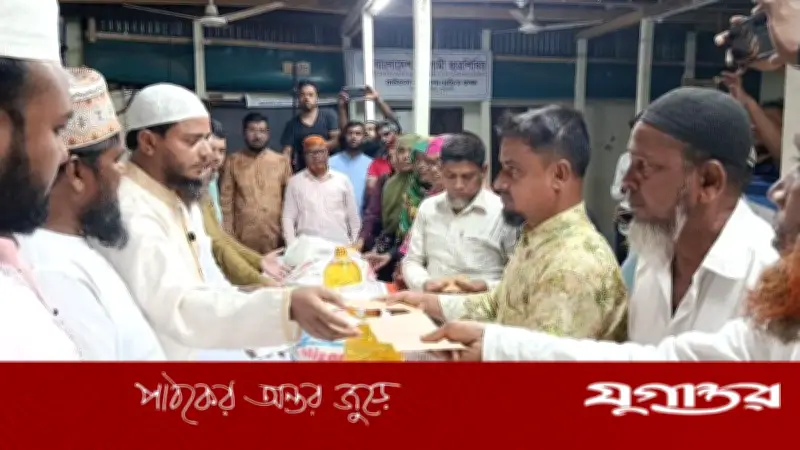 বাউফলে জুলাই শহীদ পরিবারের মাঝে ঈদ সামগ্রী বিতরণ