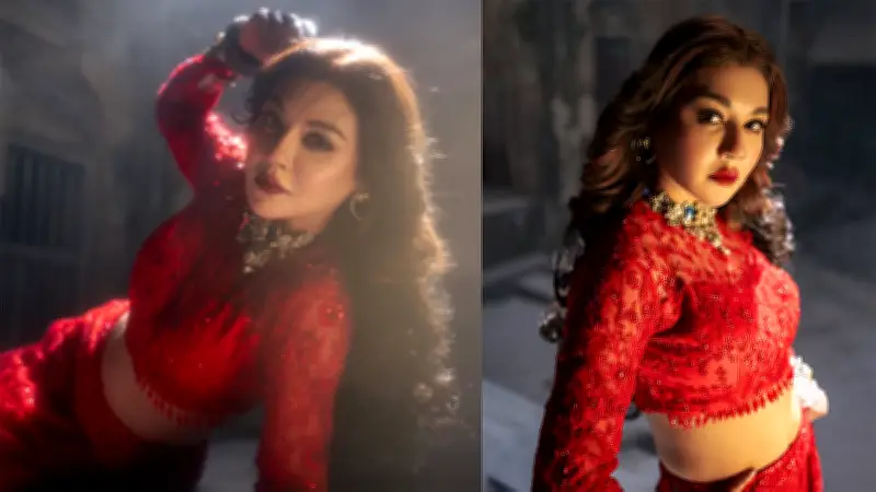 লালে লাল লুকে নিজেকেই ছাড়ালেন জয়া আহসান
