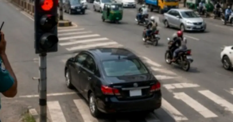 এআই ক্যামেরায় ঢাকায় ট্রাফিক শৃঙ্খলা ফিরছে, চালকরা মানছেন সিগন্যাল