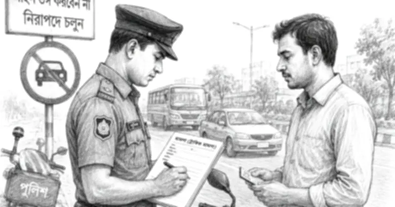 ট্রাফিক জরিমানা না দিলে বিআরটিএ সেবা বন্ধ, বিদেশযাত্রা সীমিত