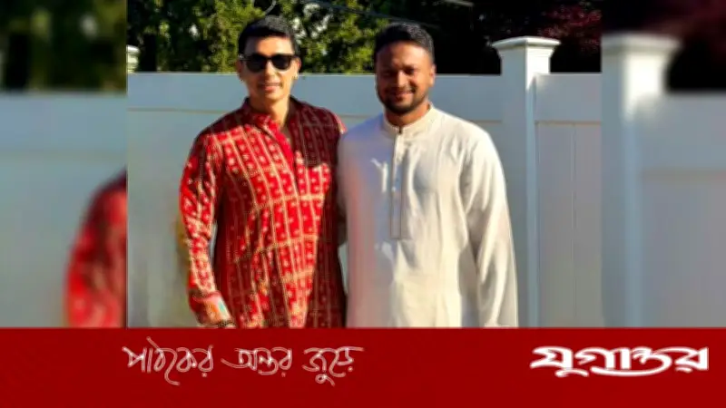 যুক্তরাষ্ট্রে সাকিবকে সঙ্গে নিয়ে জায়েদ খানের ঈদ শুভেচ্ছা