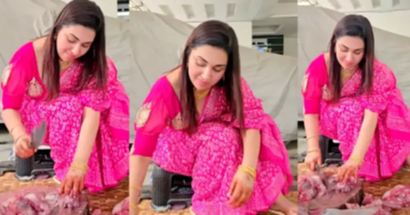 গোশত কাটার ভিডিও ভাইরাল অপু বিশ্বাসের
