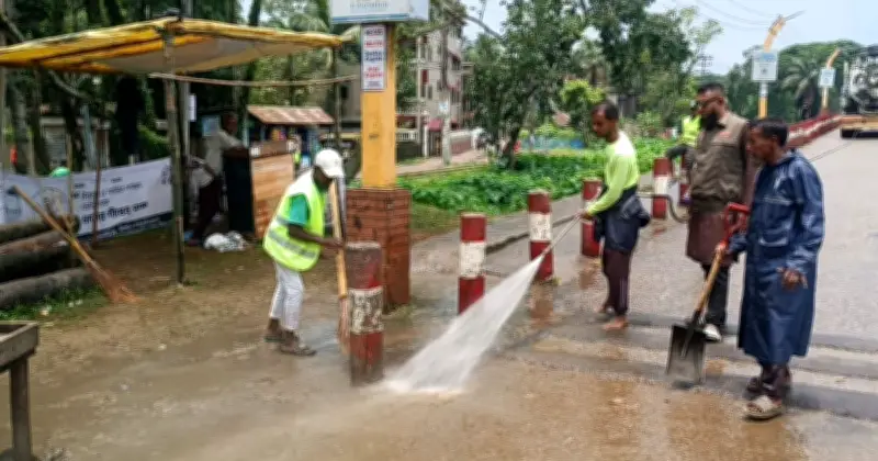 ঈদের পর ৮ ঘণ্টায় বর্জ্যমুক্ত সিলেট নগরী