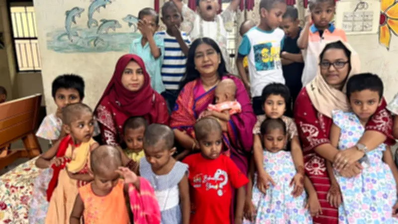 শেষ ঈদে শিশুদের সঙ্গে জুবলি বেগমের বিদায়