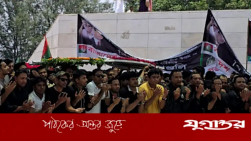 জিয়াউর রহমানের সমাধিতে ছাত্রদলের শ্রদ্ধা নিবেদন