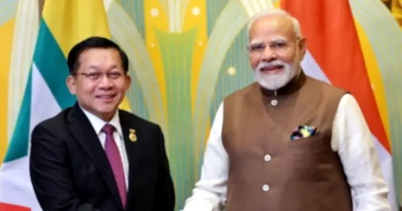 মিয়ানমারের প্রেসিডেন্ট মিন অং হ্লাইংয়ের প্রথম বিদেশ সফর ভারতে