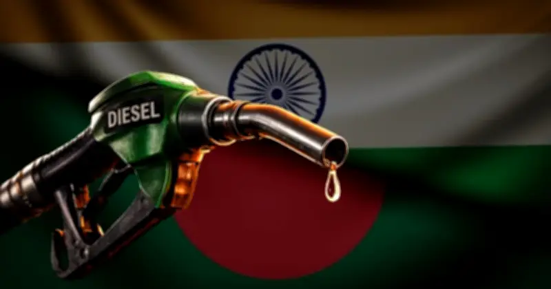 ভারত থেকে আরও ৫ হাজার টন ডিজেল এল দিনাজপুরে