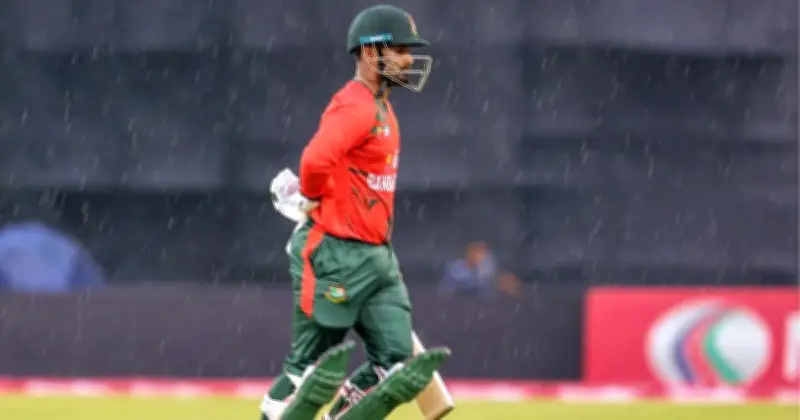 বৃষ্টিতে ভেস্তে গেল বাংলাদেশের পরিকল্পনা, আক্ষেপ অধিনায়ক লিটনের