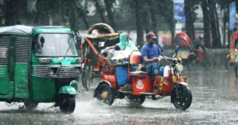 ঢাকায় বৃষ্টি ও বজ্রসহ বৃষ্টির সম্ভাবনা, দমকা হাওয়ার আভাস
