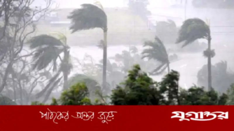 সন্ধ্যার মধ্যে ৭ জেলায় ঝড়ের আভাস, ৬০ কিমি বেগে বৃষ্টি