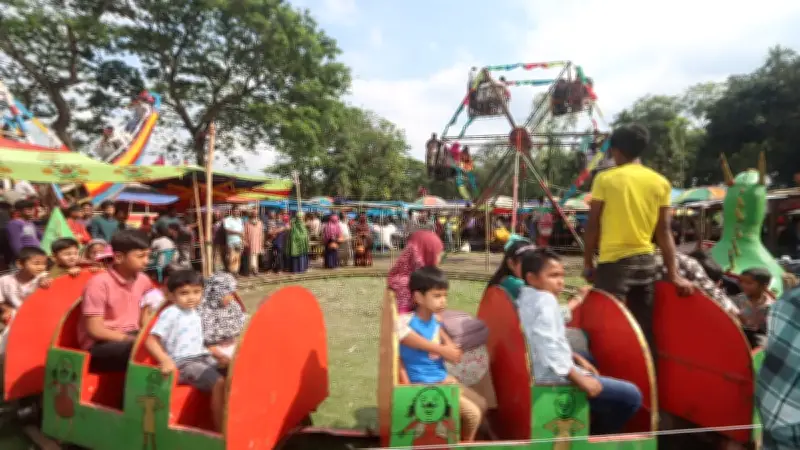 বৈশাখ মাসজুড়ে গ্রামীণ মেলার উৎসবমুখর চিত্র