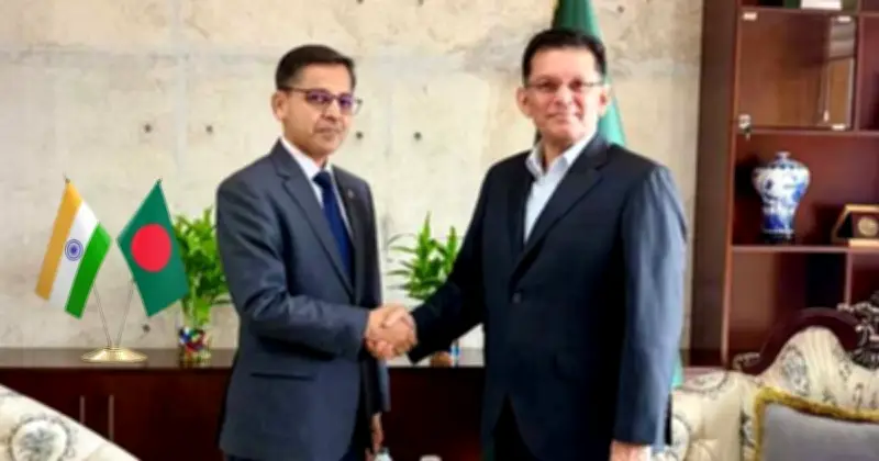 পররাষ্ট্রমন্ত্রী ও ভারতের হাইকমিশনারের বিদায়ী সাক্ষাৎ
