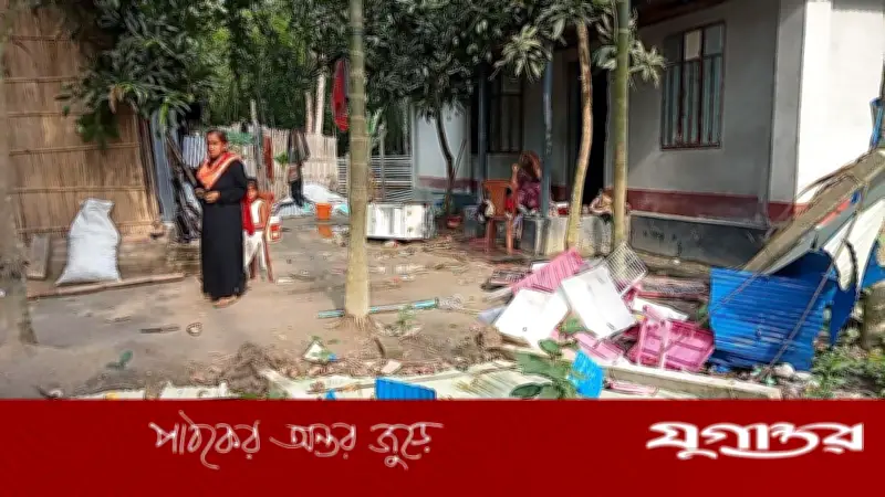 সালথায় দুই মোড়লের দ্বন্দ্বে সাধারণ মানুষ জিম্মি, চলছে হামলা-ভাঙচুর