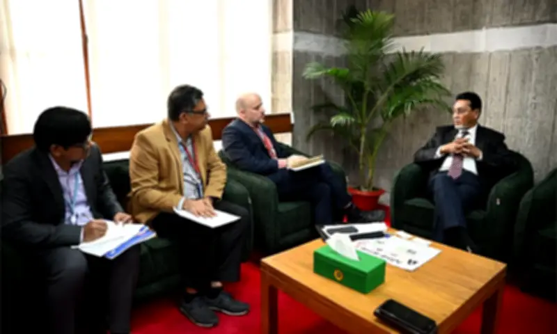 ইউএনডিপির সঙ্গে চিফ হুইপের সৌজন্য সাক্ষাৎ