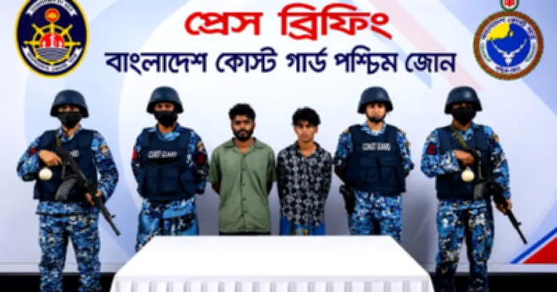 সুন্দরবনে পর্যটকদের ওপর হামলার চেষ্টা, দুই ডাকাত আটক