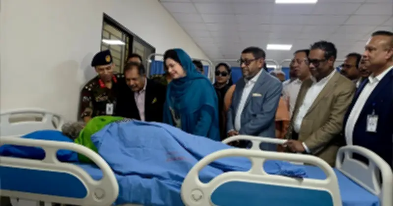 কুর্মিটোলা হাসপাতালে ৫০ শয্যার আইসিইউ ইউনিট উদ্বোধন