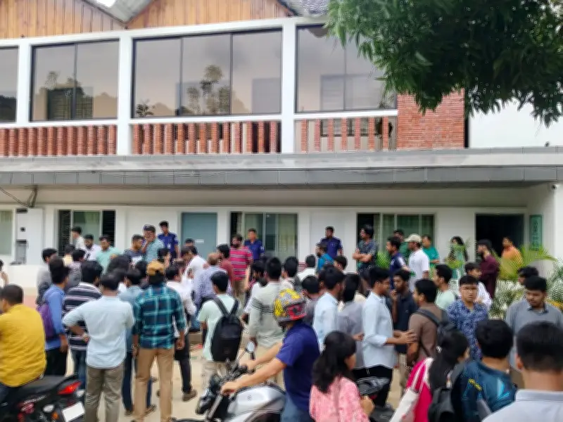 রাঙামাটি বিজ্ঞান ও প্রযুক্তি বিশ্ববিদ্যালয়ে উপাচার্যের কার্যালয়ে তালা দিলেন ছাত্রদল