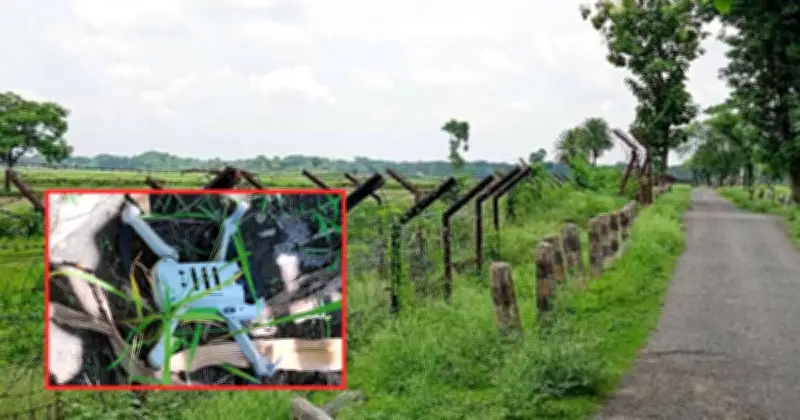 বুড়িমারী সীমান্তে বিএসএফের ড্রোন উদ্ধার করল বিজিবি