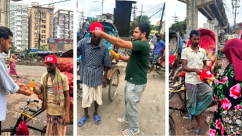 মে দিবসে চট্টগ্রাম বন্ধুসভার শ্রমজীবী মানুষের মাঝে ক্যাপ ও জুস বিতরণ