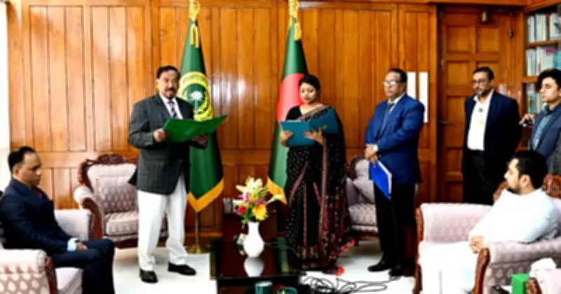 সংরক্ষিত নারী আসনে শপথ নিলেন নুসরাত তাবাসসুম জ্যোতি
