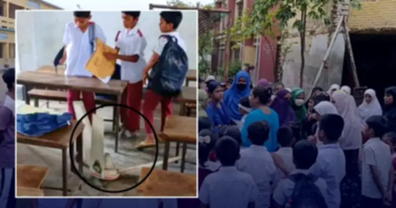 ফতুল্লায় প্রাথমিক বিদ্যালয়ে ক্লাস চলাকালে সিলিং ফ্যান খুলে পড়ে আহত ৫
