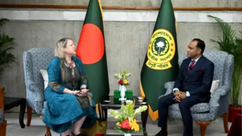 ডেপুটি স্পিকারের সঙ্গে ইউনেস্কো প্রতিনিধিদলের সাক্ষাৎ