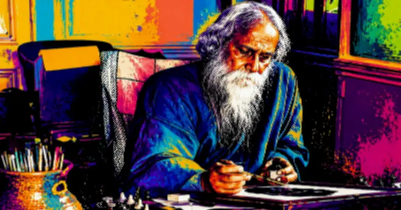 রবীন্দ্রনাথ ঠাকুরের চিত্রশিল্প: অজানা দিক ও বৈশিষ্ট্য