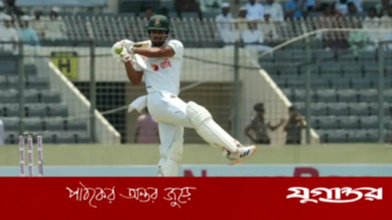 শান্ত-মুমিনুলের জুটিতে বড় রানের আশা বাংলাদেশের