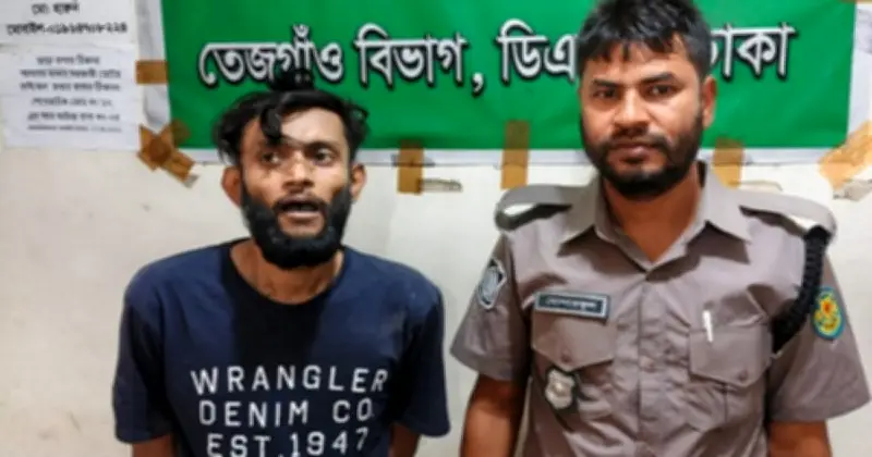 আদাবরে গ্রেপ্তার শীর্ষ সন্ত্রাসী ‘পাখা রুবেল’