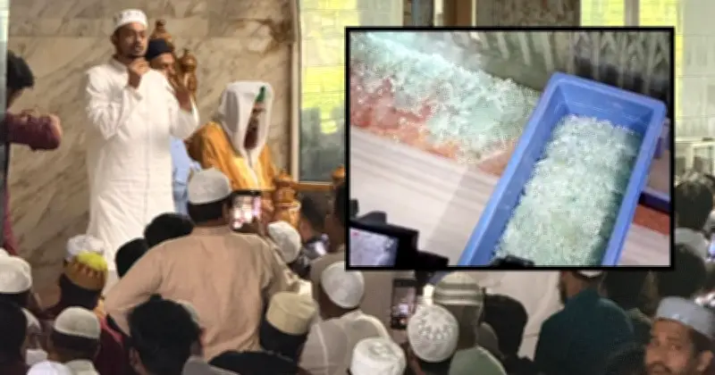 নাসিরুদ্দিন পাটওয়ারীর নামাজে বিশৃঙ্খলা, মসজিদের কাঁচের দরজা ভাঙচুর