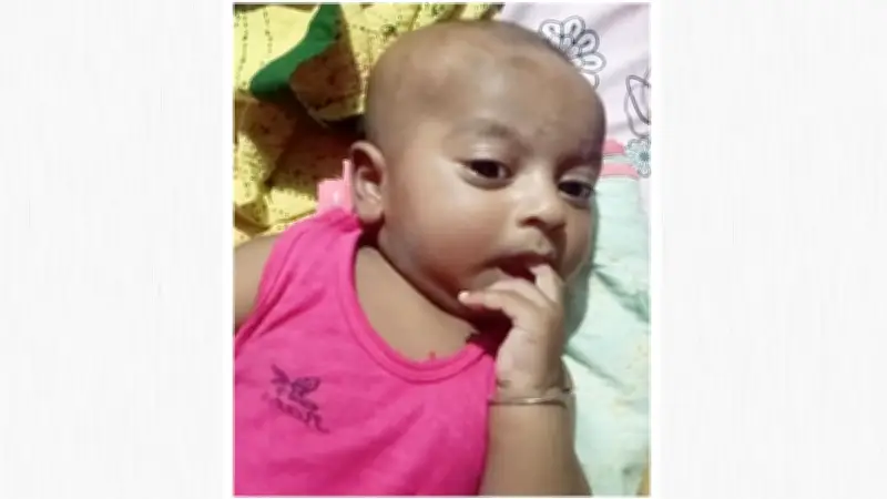 হামে চার মাস বয়সী শিশুর মৃত্যু, মায়ের কান্না থামছে না