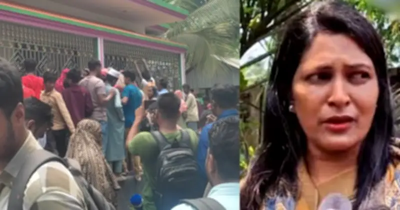 গাজীপুরে পাঁচ হত্যাকাণ্ড: ঘটনাস্থলে গিয়ে কাঁদলেন এডিএম সালমা খাতুন