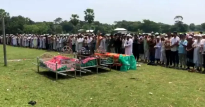 গাজীপুরে হত্যাকাণ্ডের শিকার পাঁচজন গোপালগঞ্জে দাফন