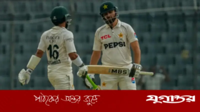 মিরপুর টেস্টে পাকিস্তান ৩৬৮ রানে অলআউট, বাংলাদেশের ২৭ রানের লিড