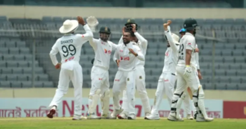 মিরপুর টেস্টে ঘুরে দাঁড়িয়েছে বাংলাদেশ, ২৭ রানের লিড