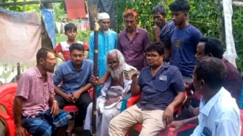 ৫৪ বছর পর নিখোঁজ থাকার পর নিজ বাড়ি ফিরলেন বৃদ্ধ সৈয়দ আহম্মদ
