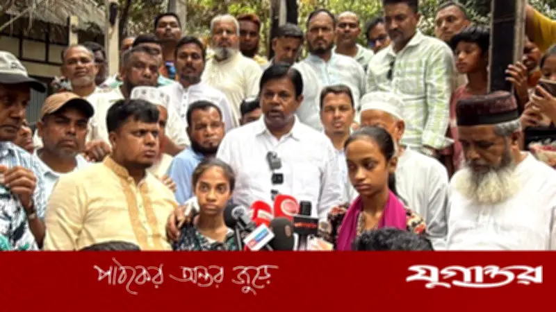আগুনে পুড়ে বাবা-মায়ের মৃত্যু, দুই মেয়ের দায়িত্ব নিলেন এমপি আশফাক