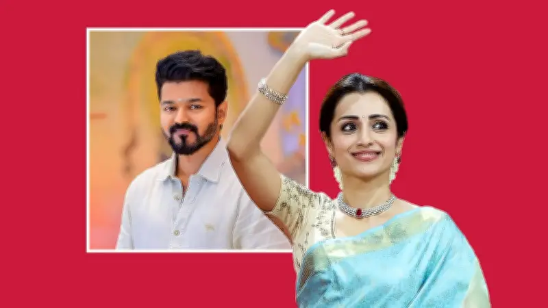 থালাপতি বিজয়ের শপথে তৃষার জমকালো উপস্থিতি, স্ত্রী-সন্তানের অনুপস্থিতি