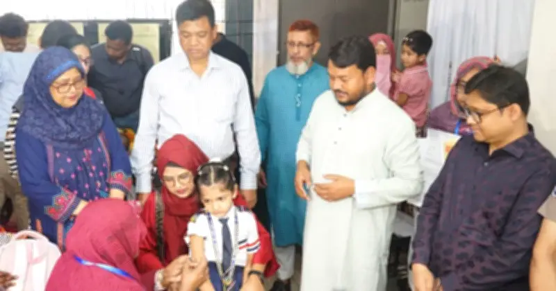 রাজশাহীতে হাম-রুবেলা টিকাদান লক্ষ্যমাত্রা ছাড়িয়েছে