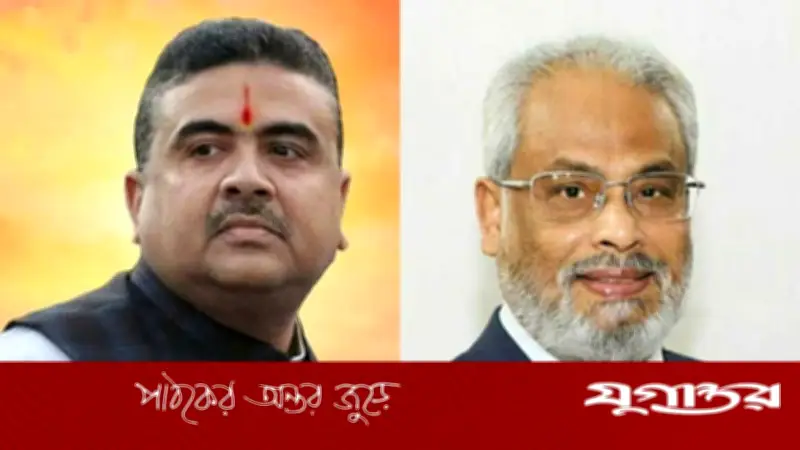 শুভেন্দুকে শুভেচ্ছা জাতীয় পার্টির চেয়ারম্যানের
