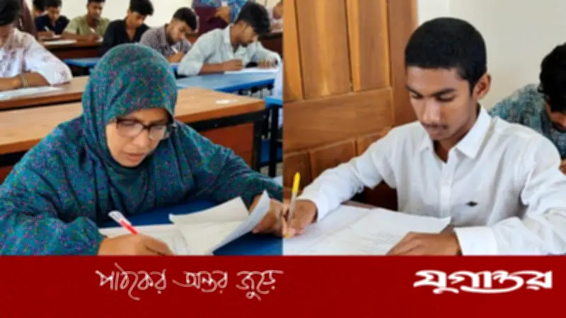 ৪০ বছর বয়সে ছেলের সঙ্গে এসএসসি পরীক্ষা দিচ্ছেন ফুলঝড়ি বেগম