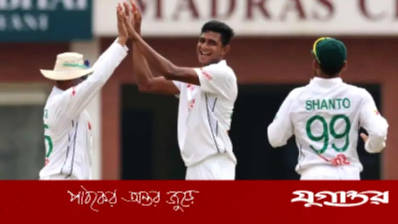 নাহিদের ফাইফারে পাকিস্তানকে গুঁড়িয়ে দিল বাংলাদেশ