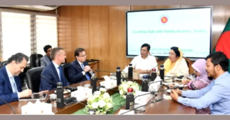 তুরস্কের সেলেবি অ্যাভিয়েশন বাংলাদেশের বিমানবন্দরে গ্রাউন্ড হ্যান্ডলিংয়ে আগ্রহী