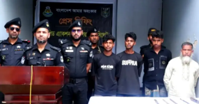 র‍্যাব সদস্যদের ওপর হামলা: নবীনগরে ৫ আটক