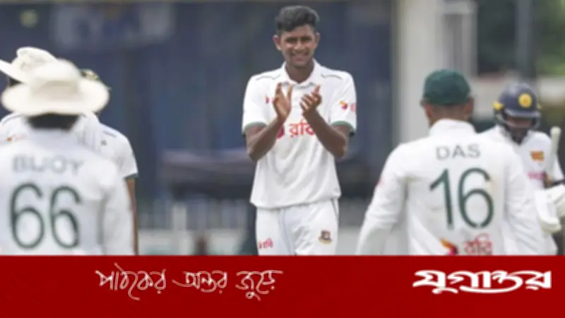প্রথম বাংলাদেশি পেসার হিসেবে নাহিদ রানার টেস্টে চতুর্থ ইনিংসে ফাইফার